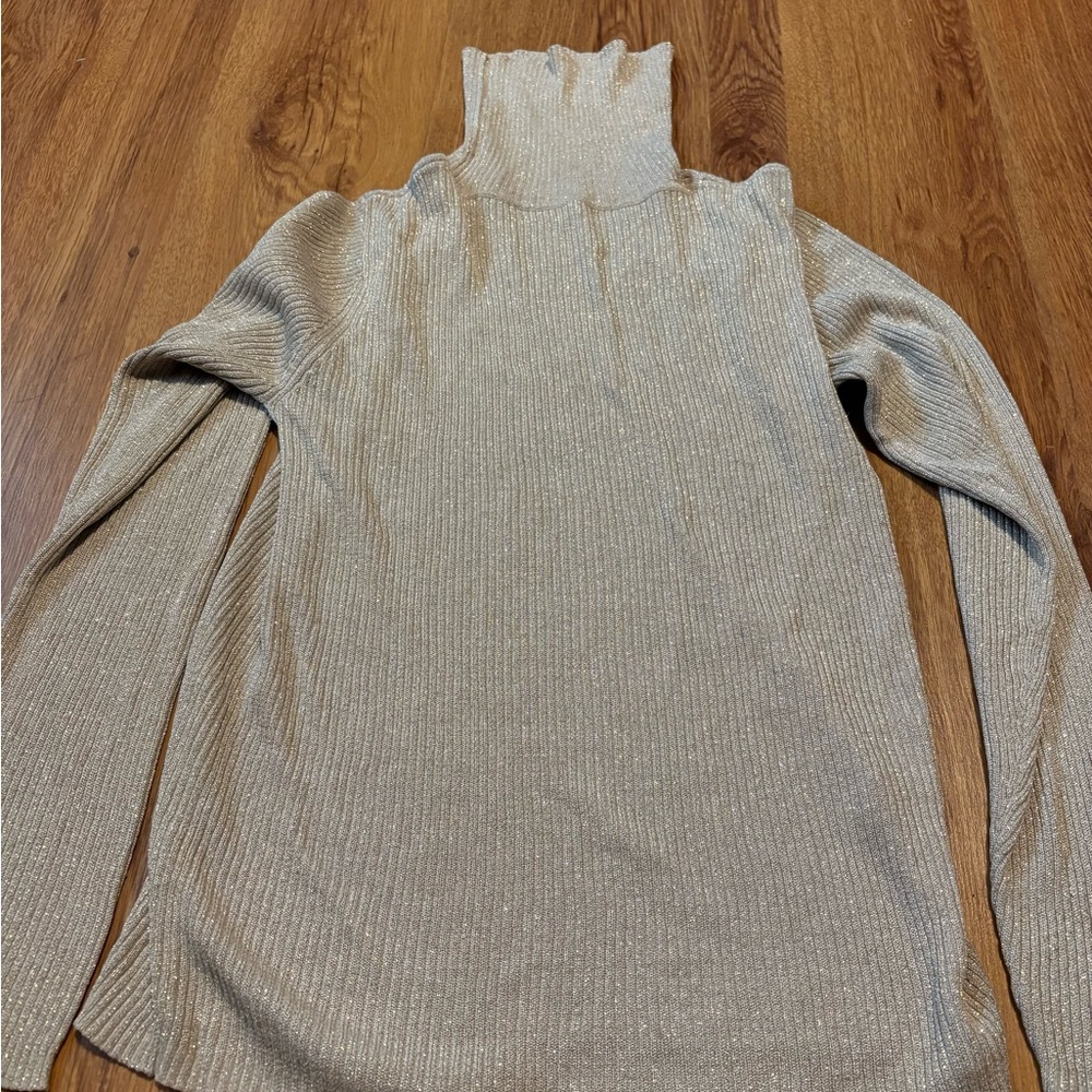 Chic Tan Turtleneck Sweater for Women